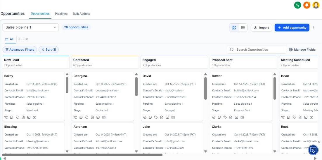 Dashboard Screenshot